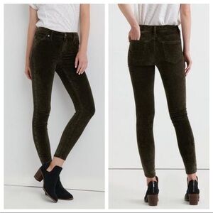 Lucky Brand Ava Super Skinny Stretch Velvet Pants Size 32